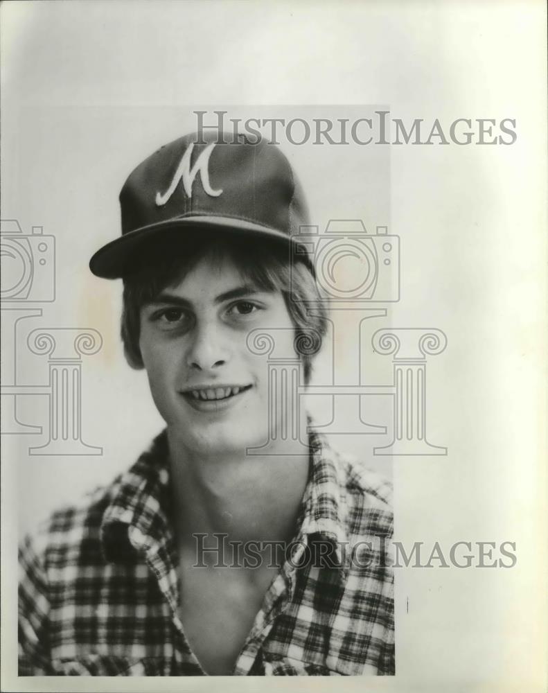 1980 Press Photo Mead High School baseball player, Kurt Krauth - sps04807 - Historic Images