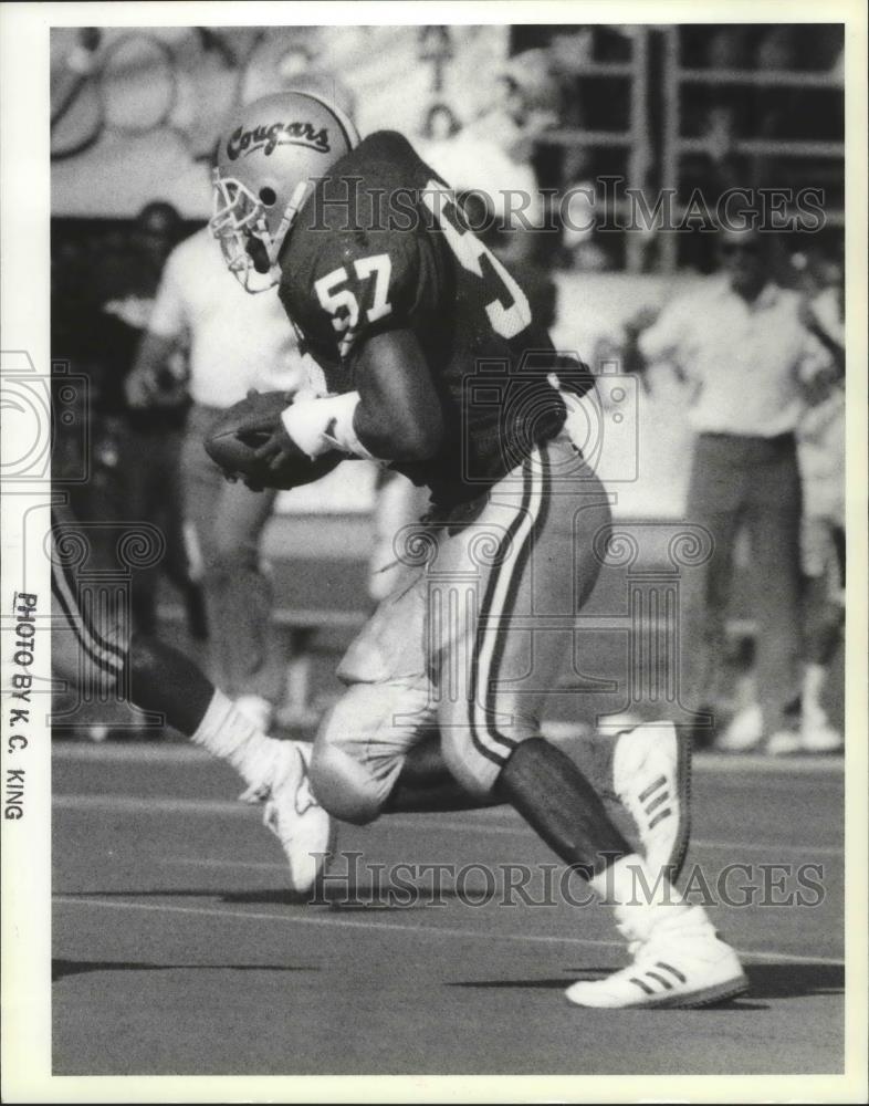 1991 Press Photo Washington State University football player, Brian Forde - Historic Images