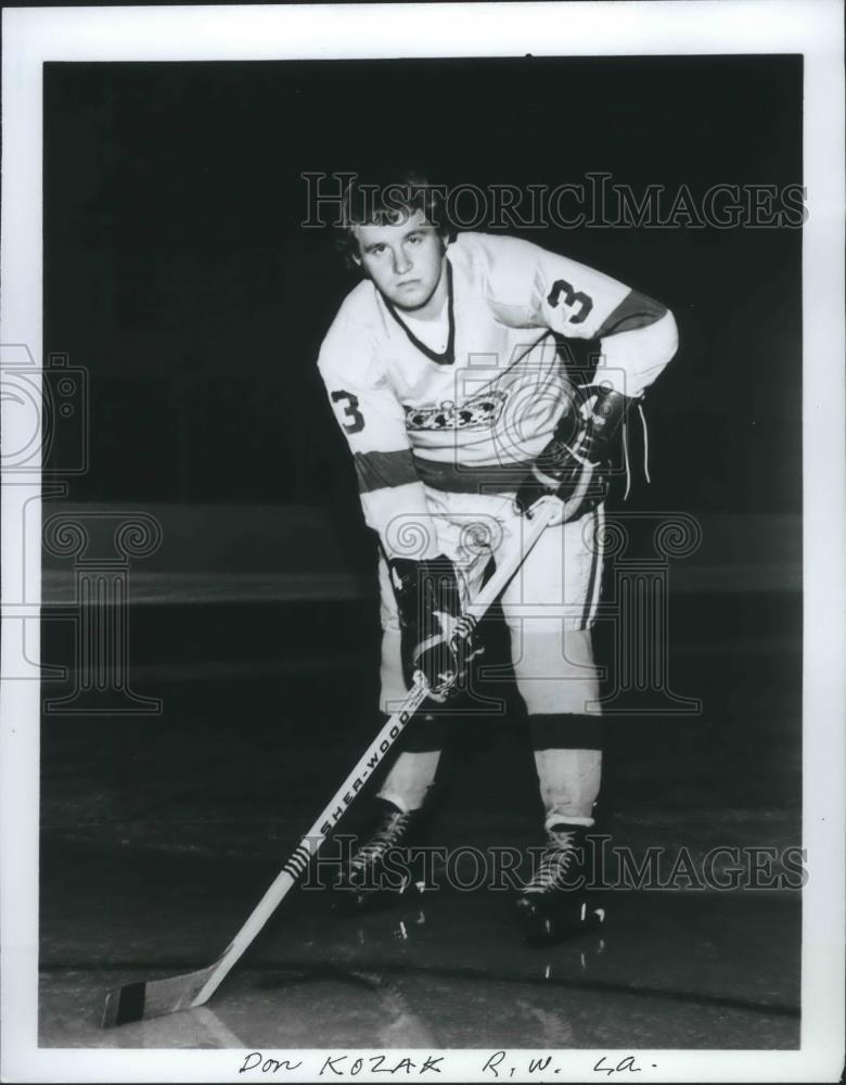 1973 Press Photo Hockey player Don Kozak - sps04922 - Historic Images