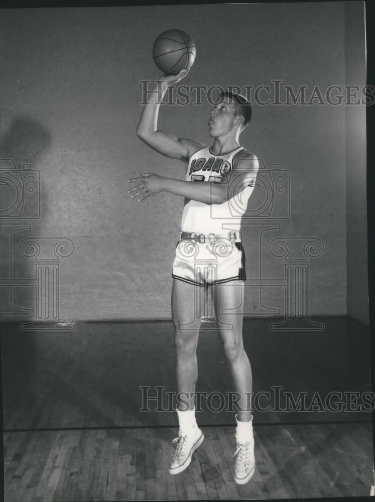 1963 Press Photo Idaho basketball Chuck Kozak - sps04923 - Historic Images