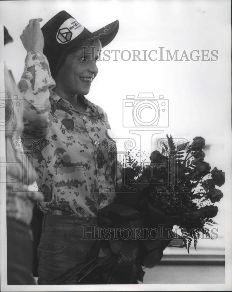 1974 Press Photo Gymnast OIga Korbut - sps04936 - Historic Images