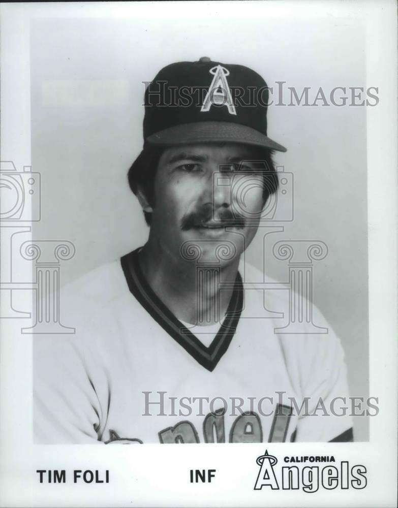 1964 Press Photo California Angels baseball player Tim Foli - sps04944 - Historic Images