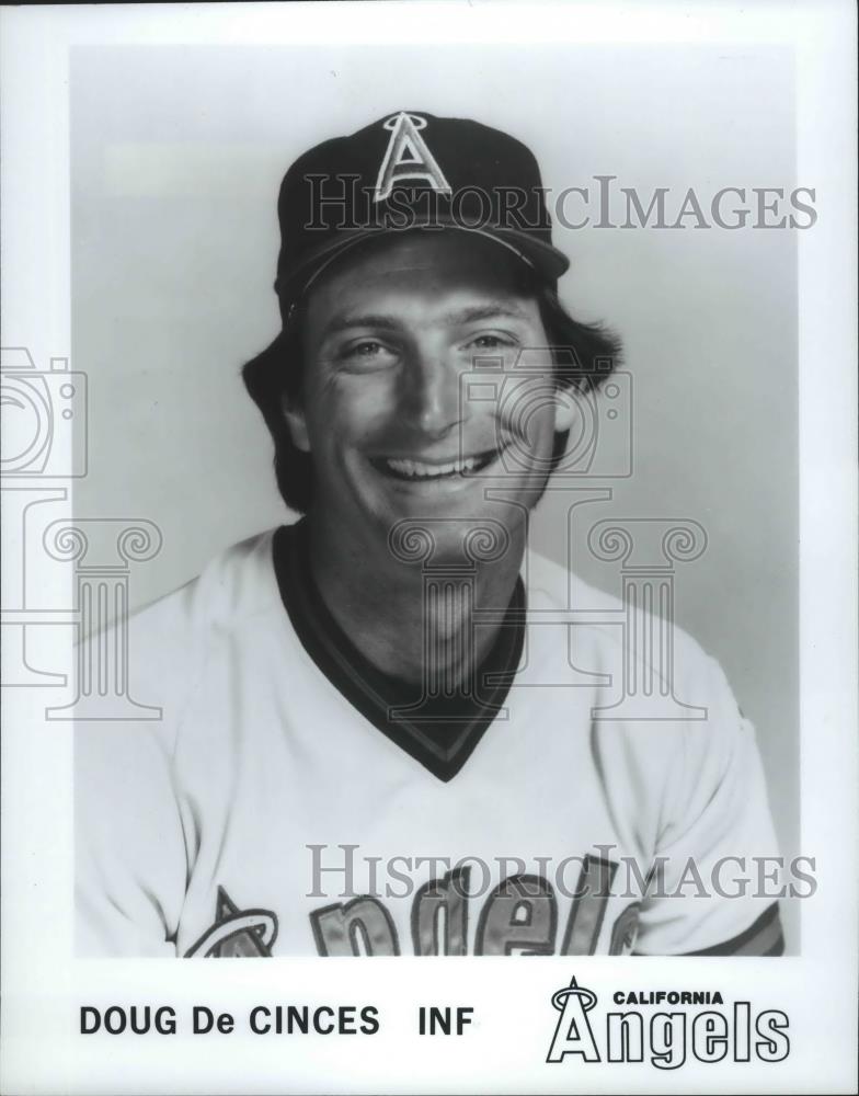 1984 Press Photo California Angels baseball player, Doug De Cinces - sps04952 - Historic Images