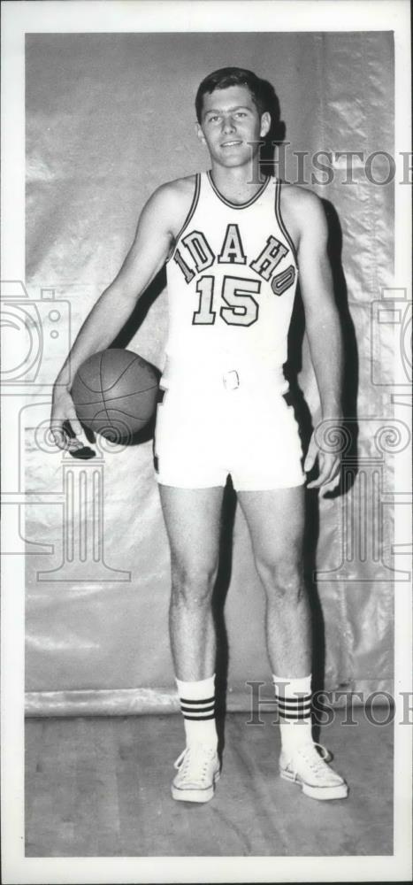 1970 Press Photo Idaho basketball player, Rick Day - sps04960 - Historic Images