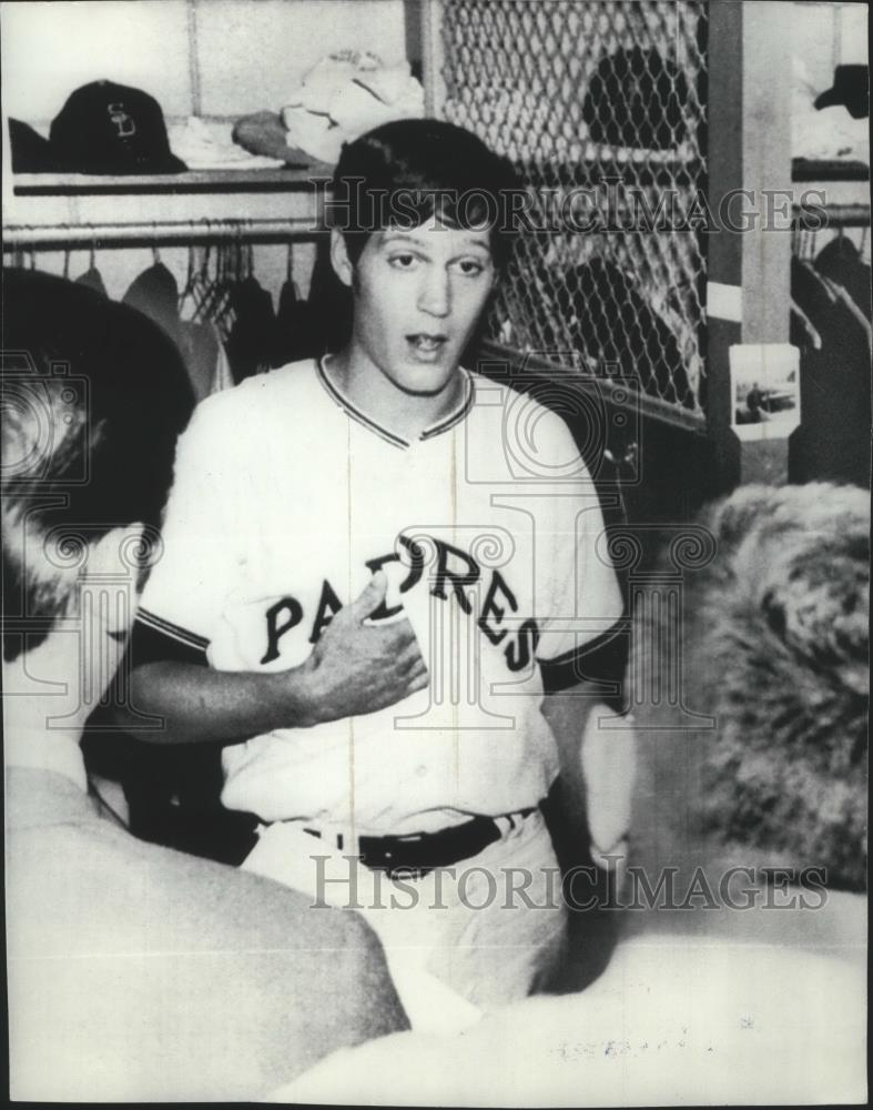 1970 Press Photo San Diego Padres baseball player, Clay Kirby - sps05010 - Historic Images