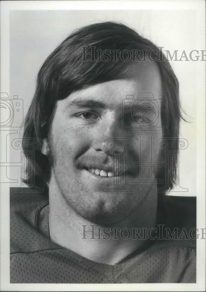 1976 Press Photo Washington State football player Bob Hill - sps05082 - Historic Images