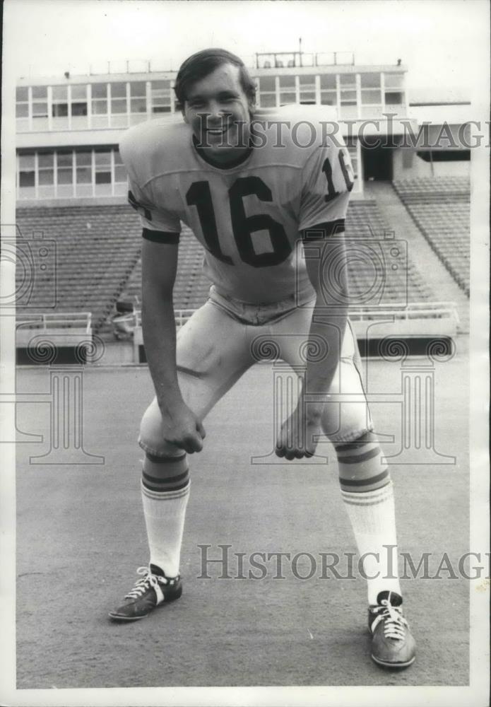 1972 Press Photo Football player Steve Hunter - sps05097 - Historic Images