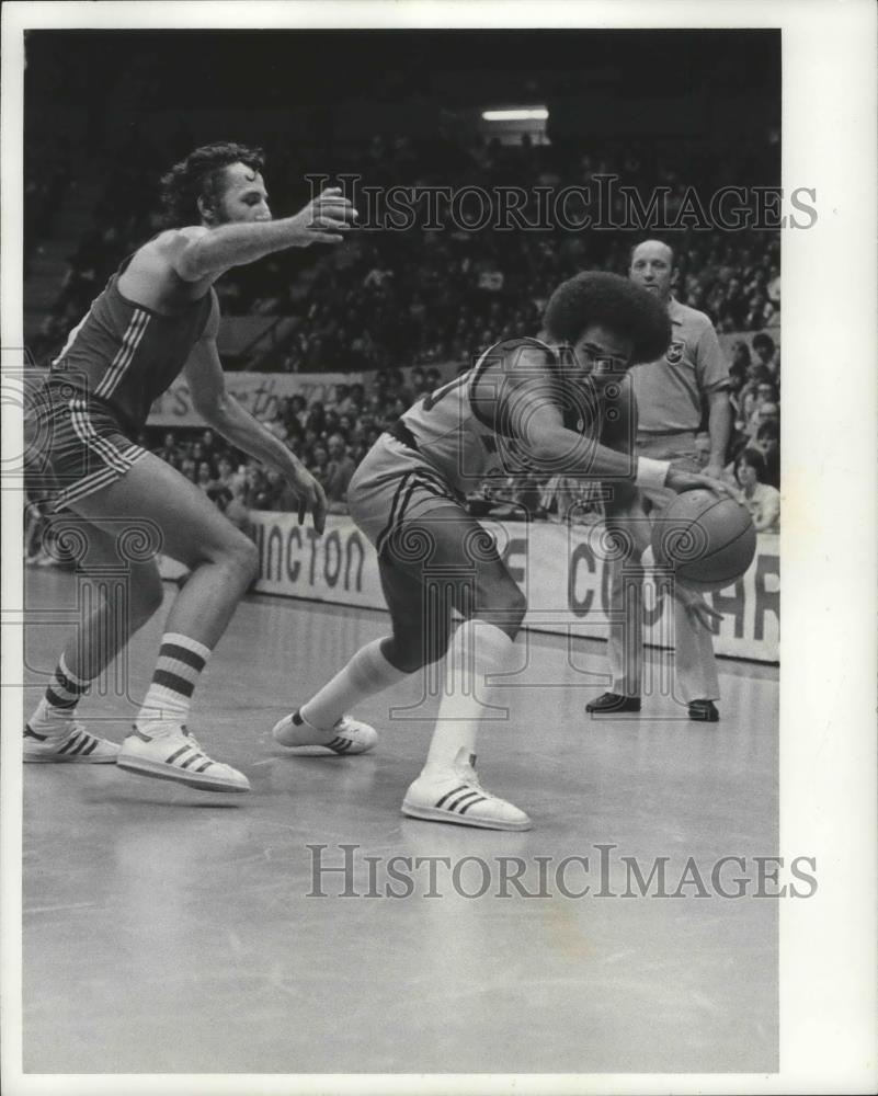 1978 Press Photo WSU Basketball player Angelo Hill - sps05162 - Historic Images