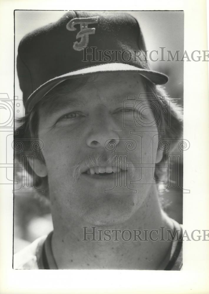 1984 Press Photo Baseball player Ted Farr - sps05173 - Historic Images