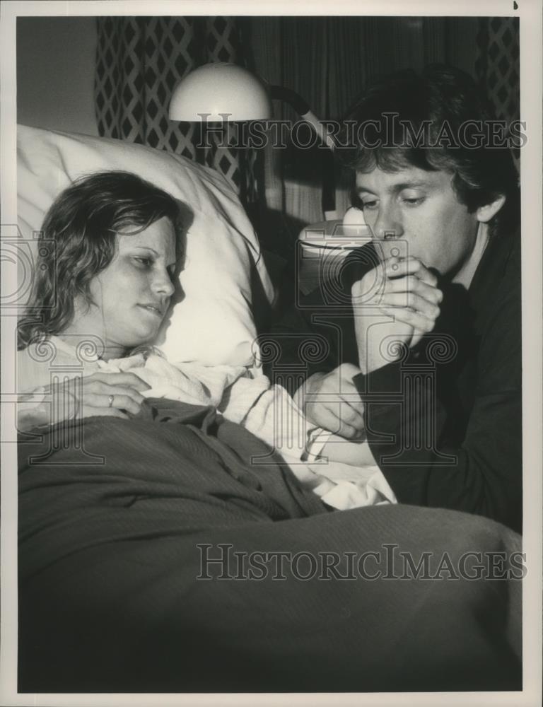 1989 Press Photo Kay Lenz and Gary Cole star on Midnight Caller, on NB Historic Images