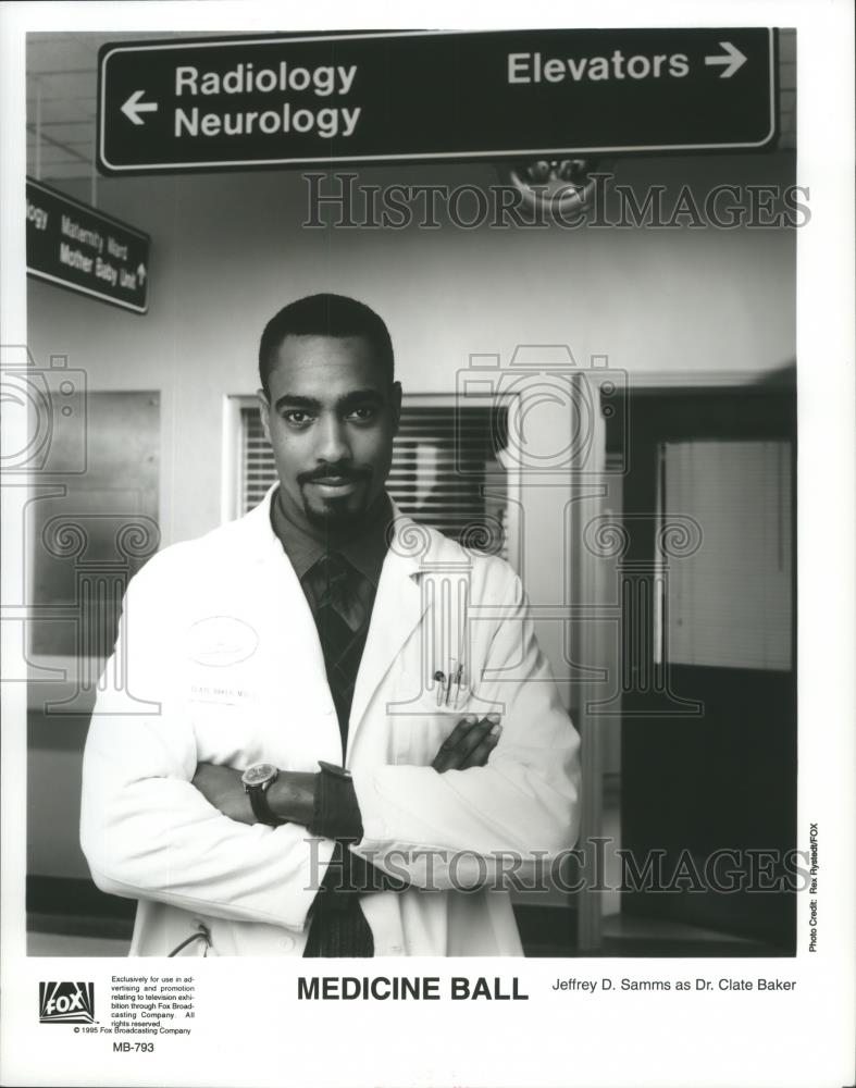 1995 Press Photo Jeffrey D. Samms stars on Medicine Ball, on Fox. - spp08305 - Historic Images