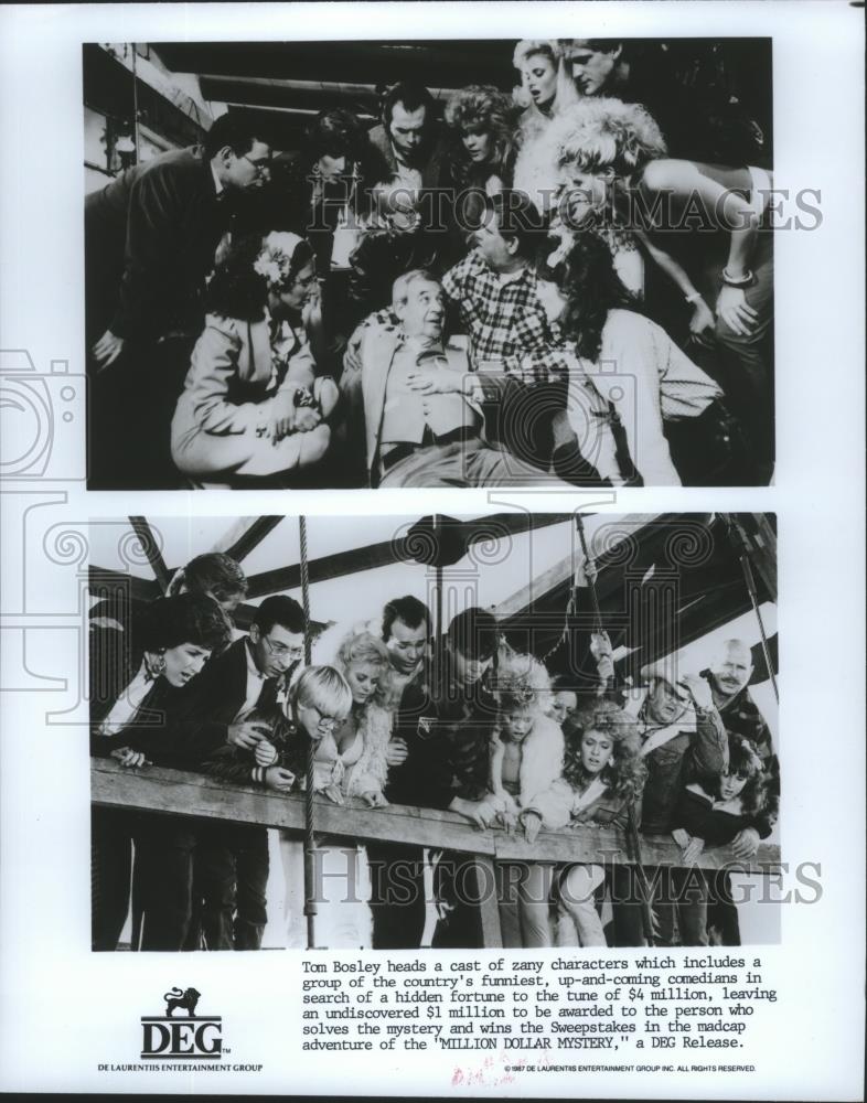 1987 Press Photo Tom Bosley stars in Million Dollar Mystery. - spp08589 - Historic Images
