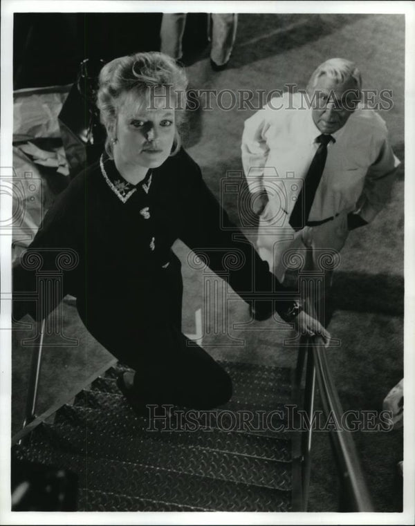 1991 Press Photo Susan Walden and Andy Griffith in Matlock, on NBC ...