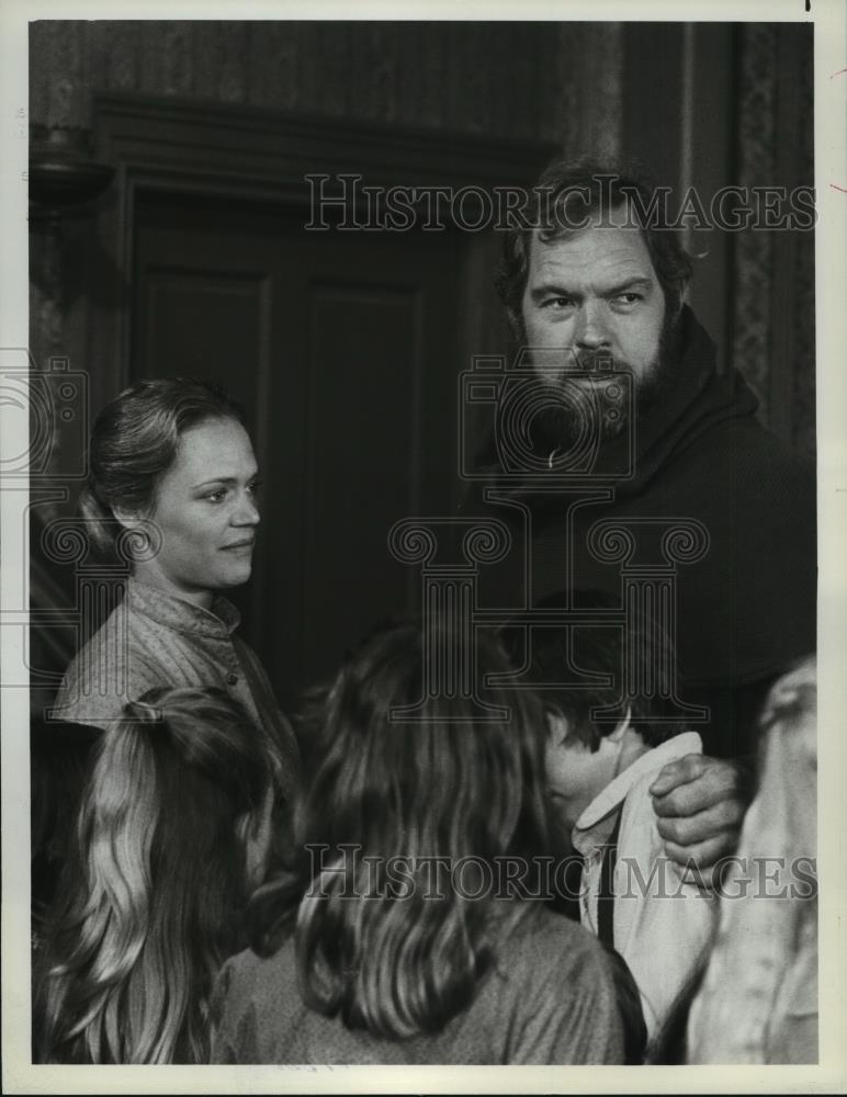 1981 Press Photo Merlin Olsen and Katherine Cannon star in Father Murp ...