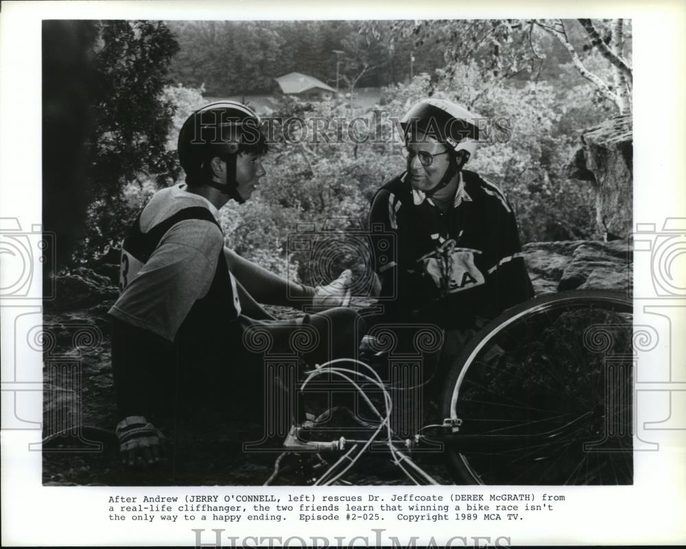 1989 Press Photo Jerry Oconnell And Derek Mcgrath In My Secret Identi Historic Images 