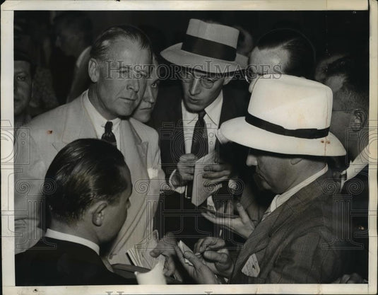 1940 Press Photo New York US Ambassador to Belgium John Cuhady Arrives in NYC - Historic Images