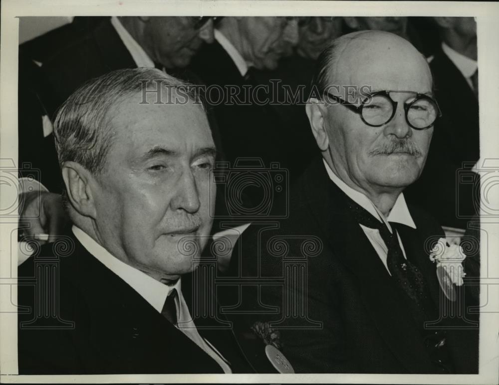 1940 Press Photo New York Notables at Columbia University Commencement NYC - Historic Images