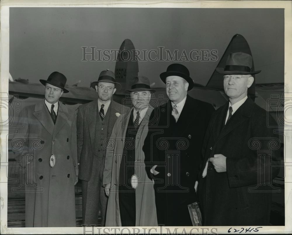 1941 Press Photo New York Off to England for a  Look at British War Effort NYC - Historic Images