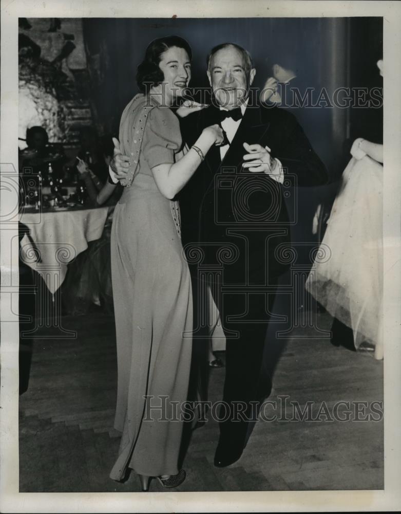 1940 Press Photo New York Senator Robert Wagner, Frances Quillinan Dance NYC - Historic Images