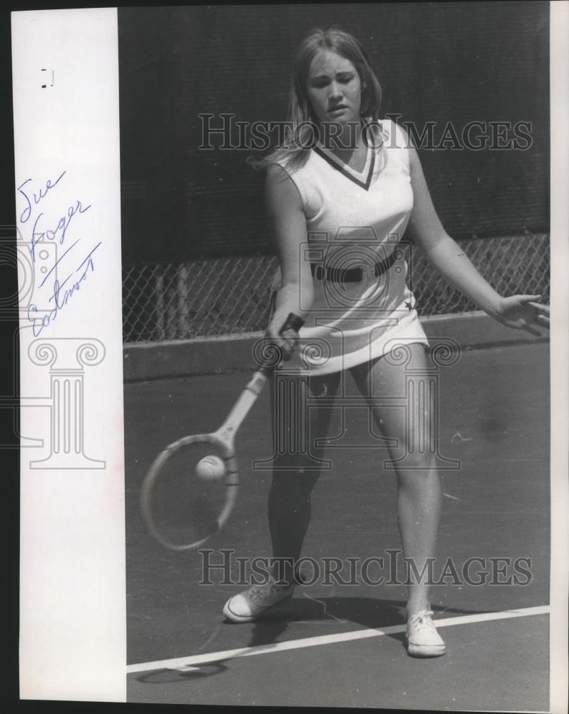 1972 Press Photo Tennis player Sue Fager - sps05195 - Historic Images