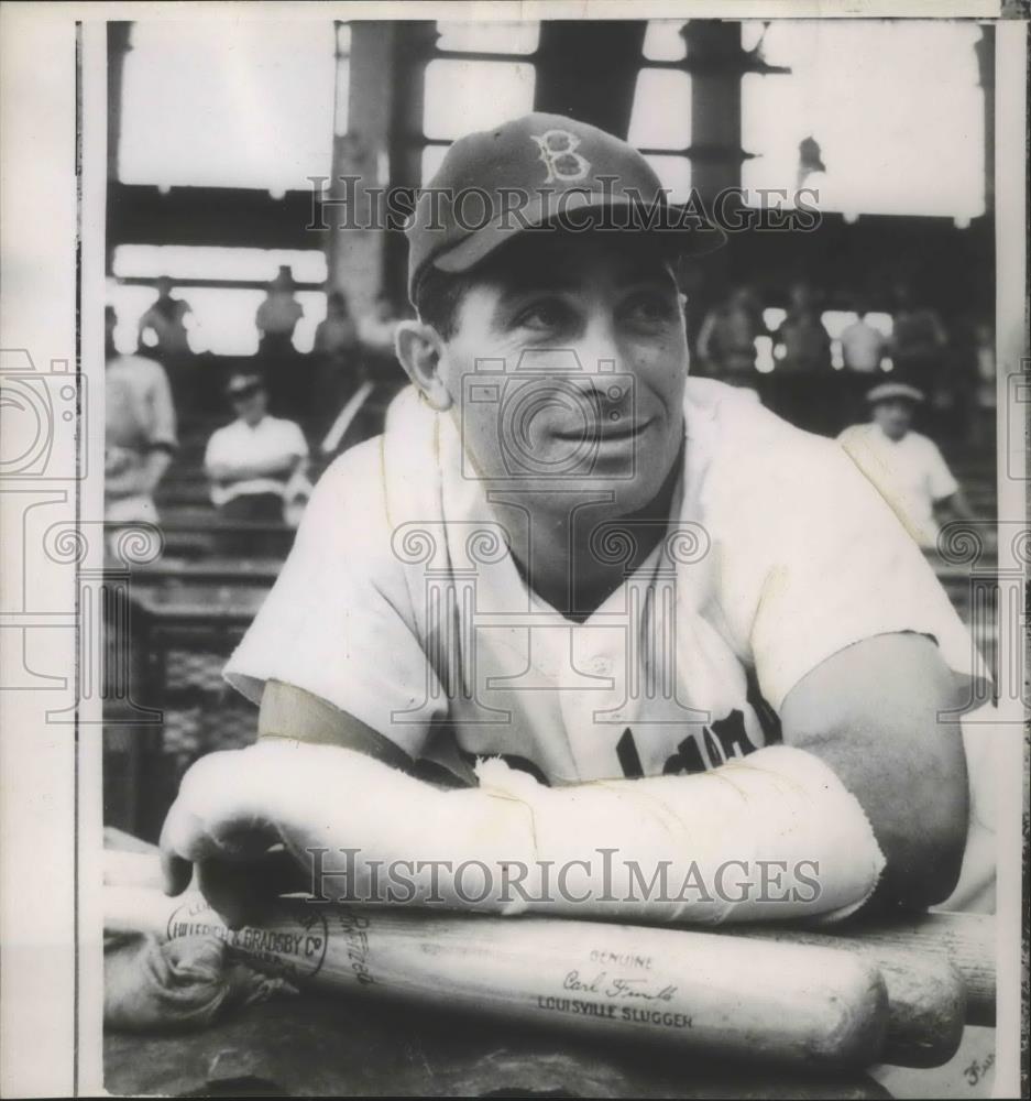 1953 Press Photo Baseball player Carl Furillo - sps05205 - Historic Images