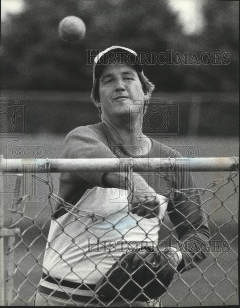 1983 Press Photo Gonzaga Bulldogs baseball coach, Steve Hertz - sps05353 - Historic Images