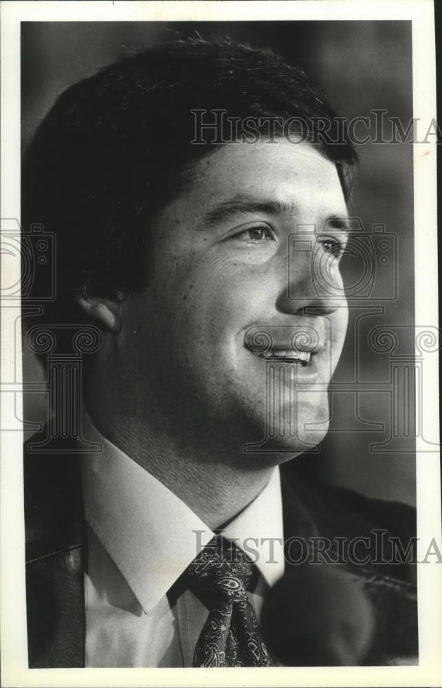 1980 Press Photo Gonzaga University baseball coach, Steve Hertz - sps05354 - Historic Images