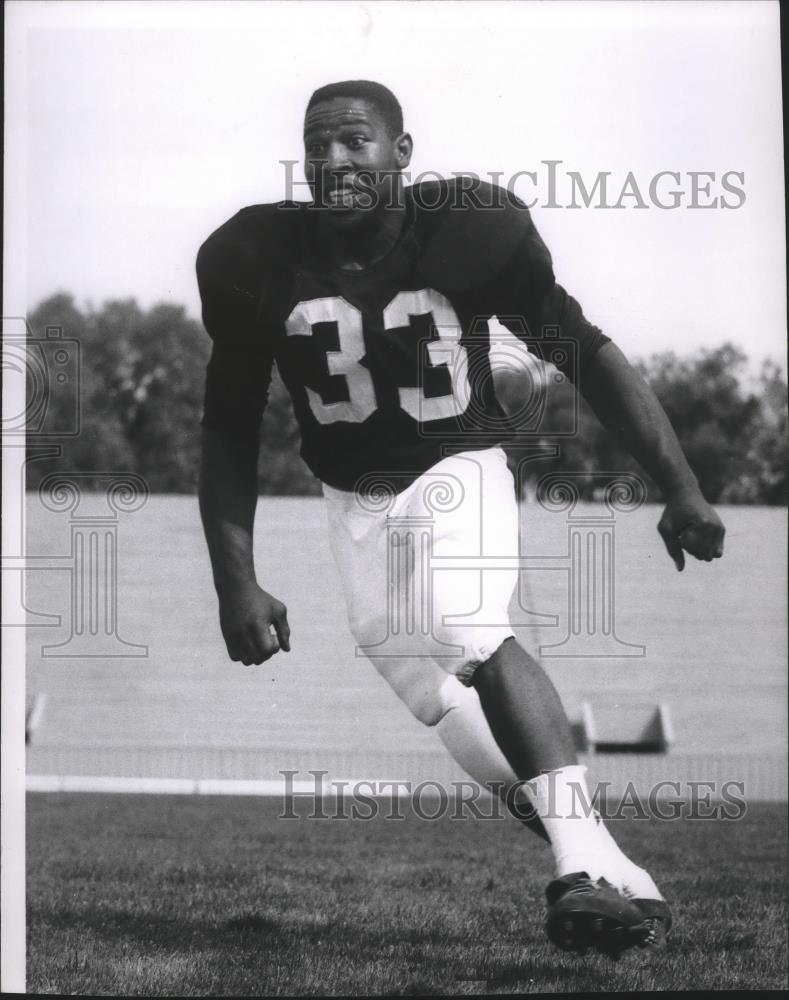 1968 Press Photo Washington State University football player, Ken Graham - Historic Images