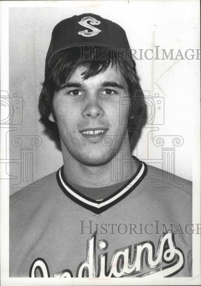1976 Press Photo Spokane Indians baseball player, Bryan "Moose" Haas - sps05513 - Historic Images