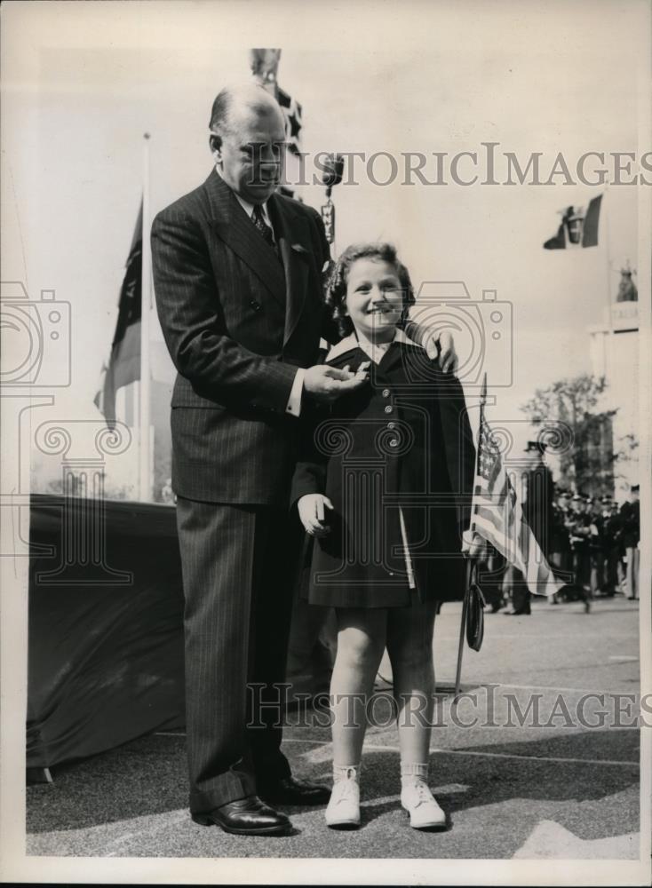 1940 Press Photo New York Bernice Zinderman won the Essay Fire Prevention NYC - Historic Images