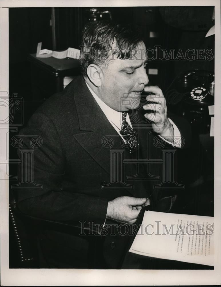 1940 Press Photo New York New York Mayor Fiorello H. LaGuardia   , NYC. - Historic Images