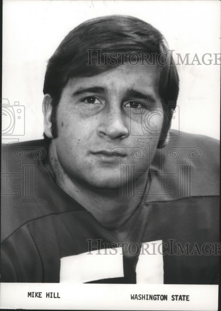 1972 Press Photo Washington State football player, Mike Hill - sps05589 - Historic Images