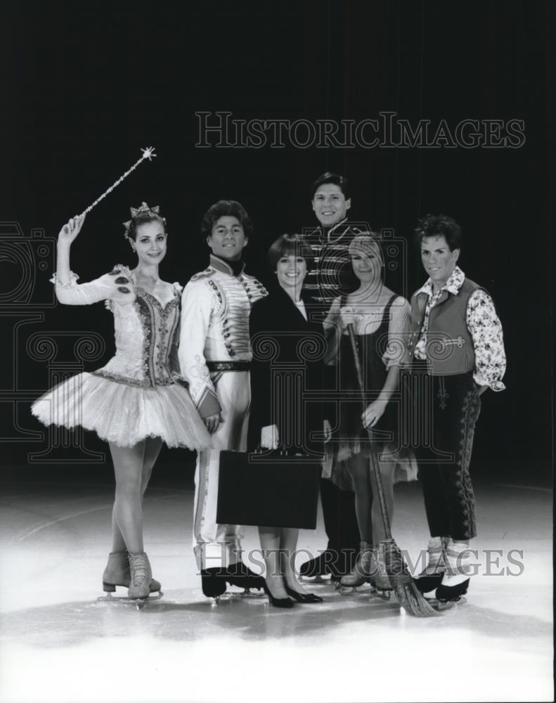 1994 Press Photo Ice skater Dorothy Hamill in Cinderella cast - sps05740 - Historic Images