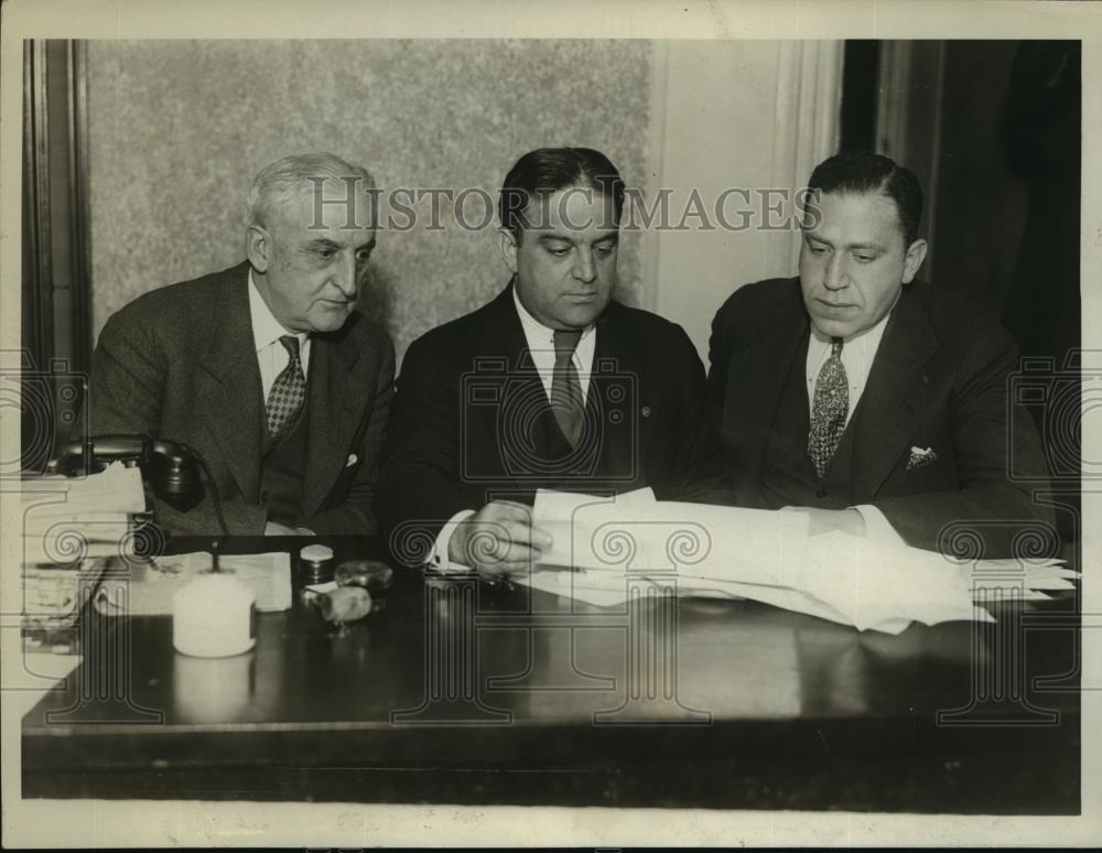 1929 Press Photo New York Maj.Fiorello H.LaGuardia with his campaign Manager NYC - Historic Images