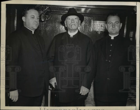 1941 Press Photo New York William Cardinal O'Connell od Boston in NYC - Historic Images