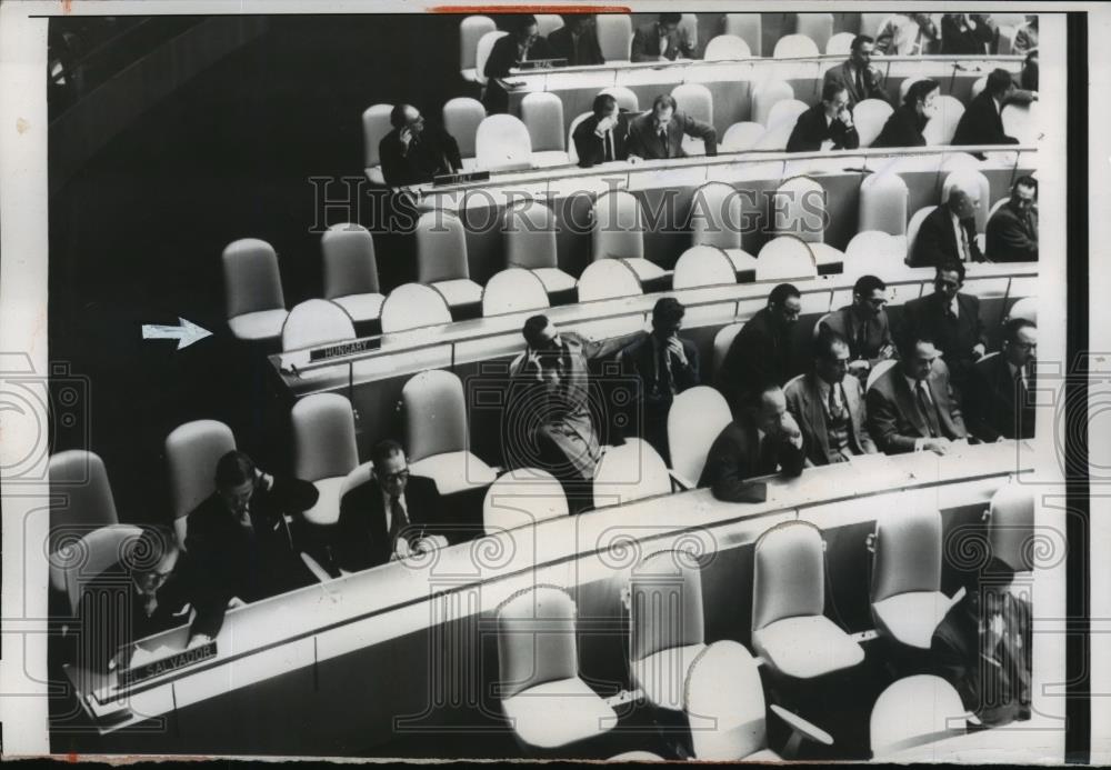 1956 Press Photo United Nation's United General Assembly sessions NYC - Historic Images