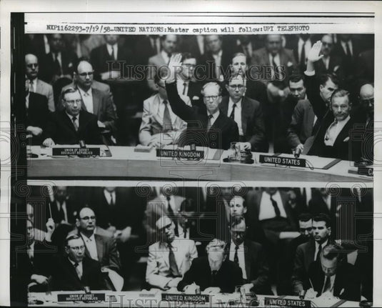 1958 Press Photo NEW YORK UNITED NATIONS MEMBERS NYC - neny18345 - Historic Images