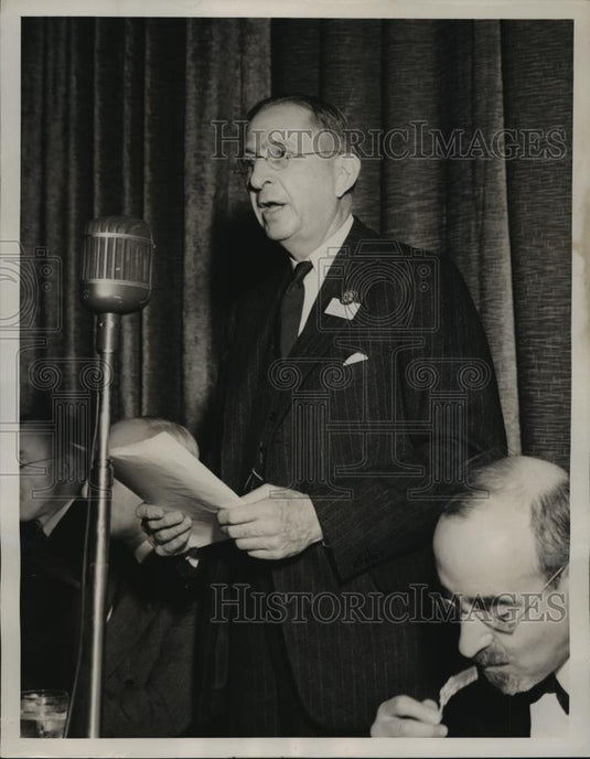 1940 Press Photo New York Lammot du Pont at Congress of American Industry NYC - Historic Images
