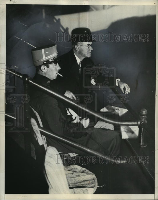 1930 Press Photo New York H.E. Manville,Count Folke Bernadotte at Horse Show NYC - Historic Images