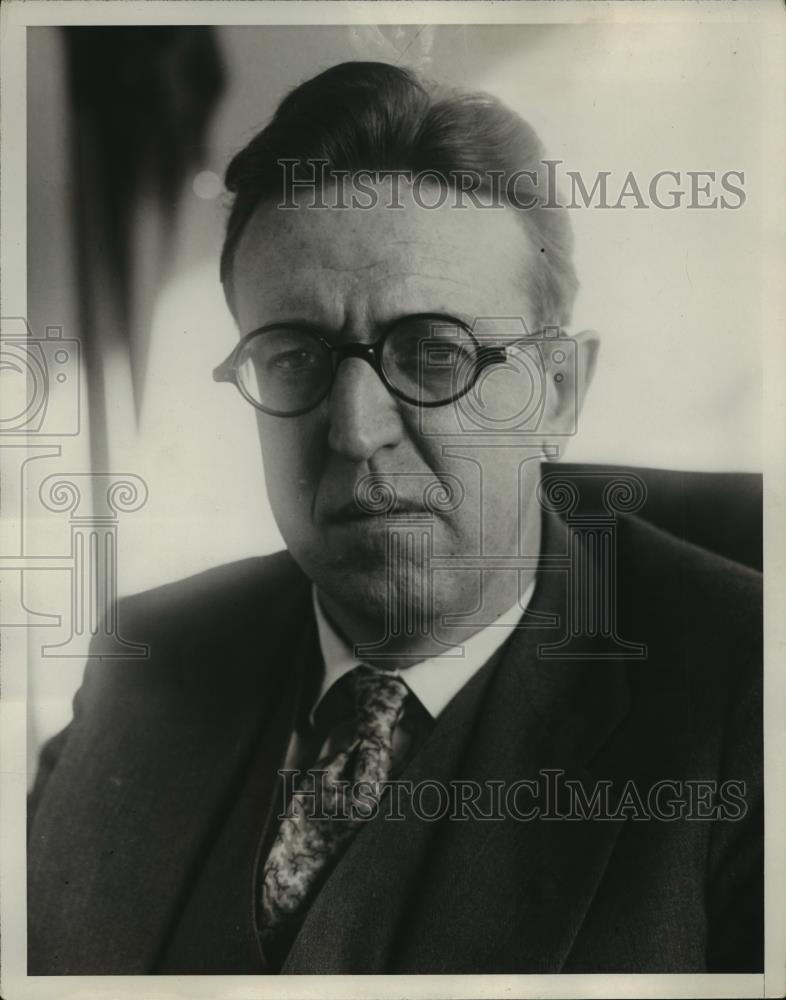 1929 Press Photo New York Mr R Dorman, an NEA man in NYC - neny21049 - Historic Images
