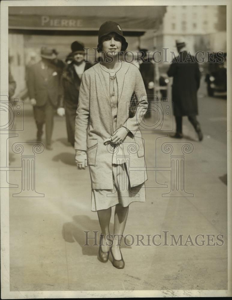 1929 Press Photo NEW YORK SOCIETY ON PARK AVENUE NYC - neny21070 - Historic Images