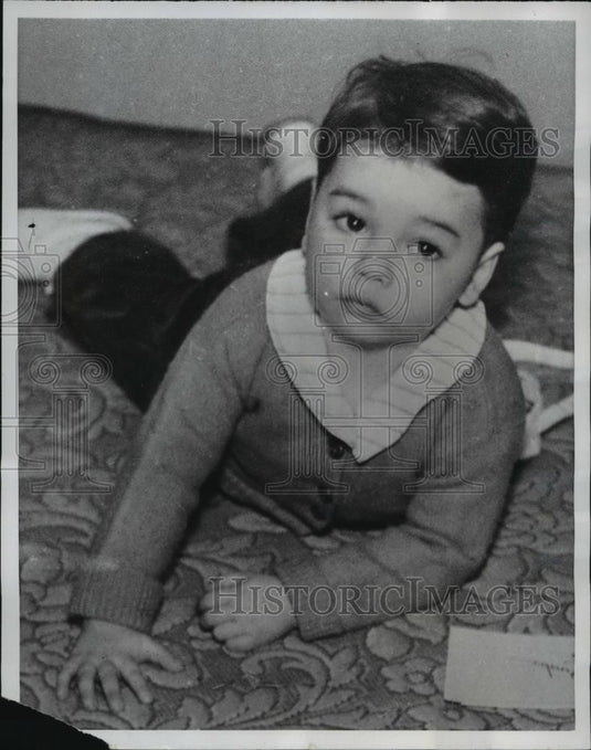 1950 Press Photo New York Baby Jefferey McAleer Cancer Victim NYC - neny21270 - Historic Images