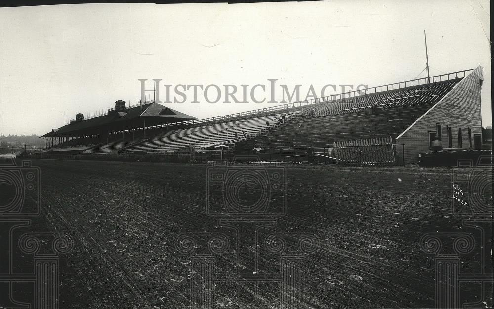 1930 Press Photo Grand stand of Fair Grounds - sps05796 - Historic Images