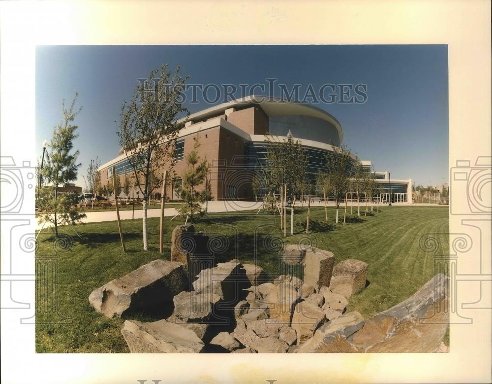 1968 Press Photo A view of the Spokane Coliseum - sps05914 - Historic Images