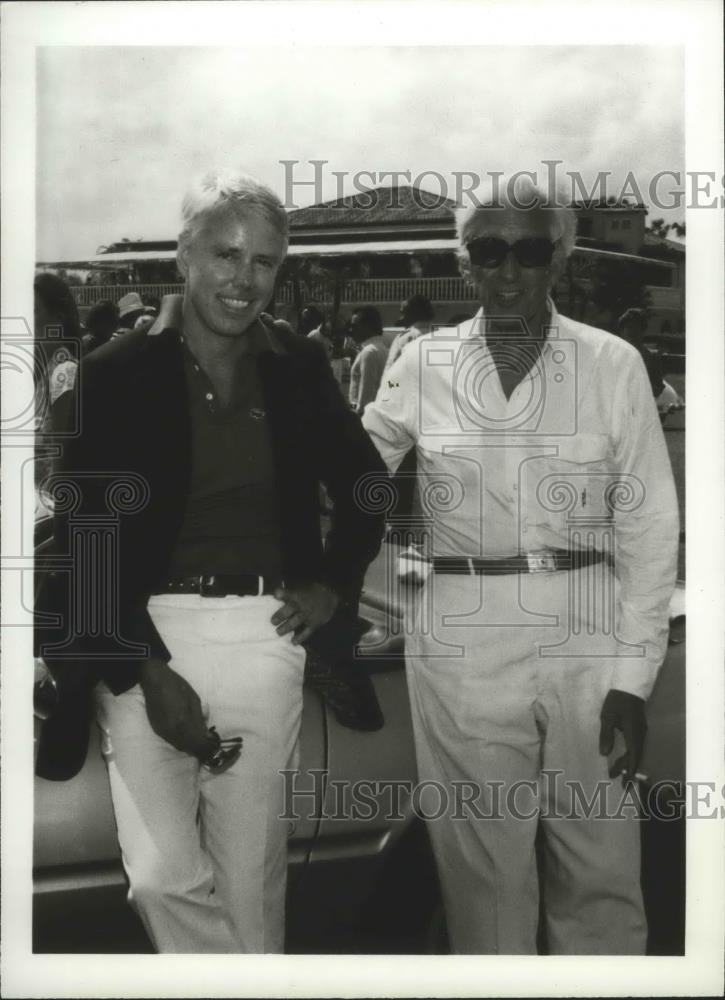 1981 Press Photo Hydroplane Boat racing&#39;s Tom Davis and Jim Kimberly - sps05721 - Historic Images