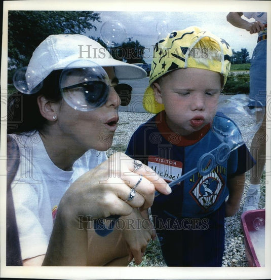 1993 Press Photo Bonnie Lynn Acres, new day camp in the Town of Lisbon - Historic Images