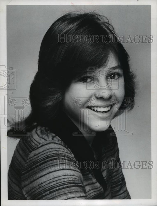 1979 Press Photo Kristy McNichol as Buddy Lawrence on the show "Family." - Historic Images