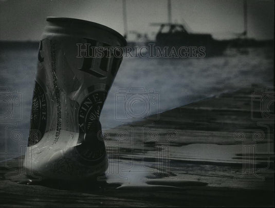 1984 Press Photo Drinking and Boating is Just as Bad as Drinking and Driving - Historic Images