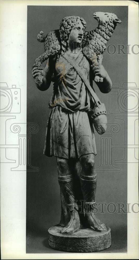 1982 Press Photo The Good Shepherd sculpture - mja67182 - Historic Images