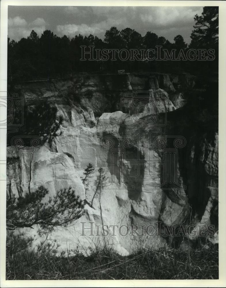 1983 Press Photo Providence Canyon in Georgia - mja67478 - Historic Images
